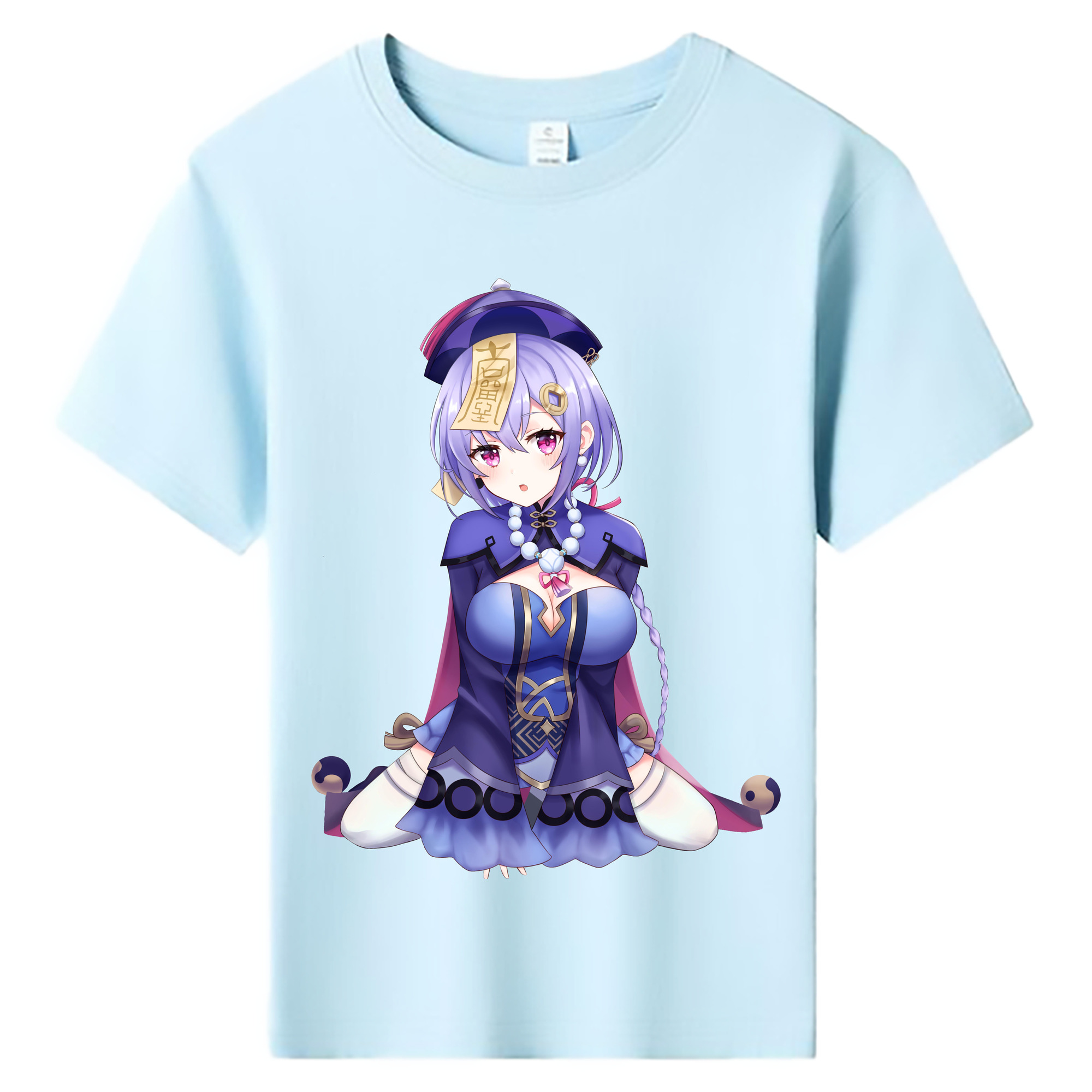 げんし神 七七 なな  genshin Nana 綿100％キッズTシャツ（フロントプリント）